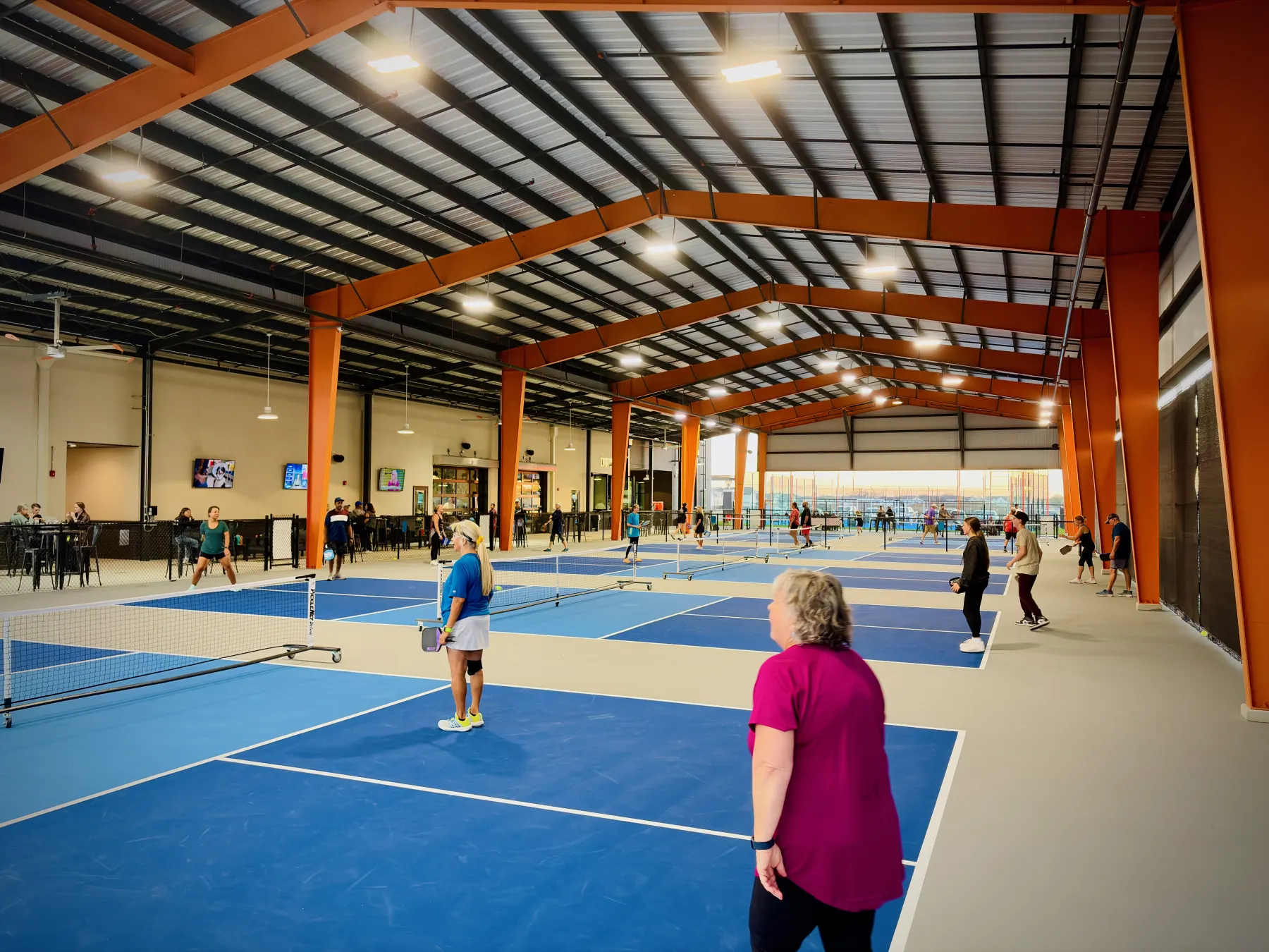 Inside The Courthouse — racquet, dining, and sports bar concept in New Braunfels, Texas